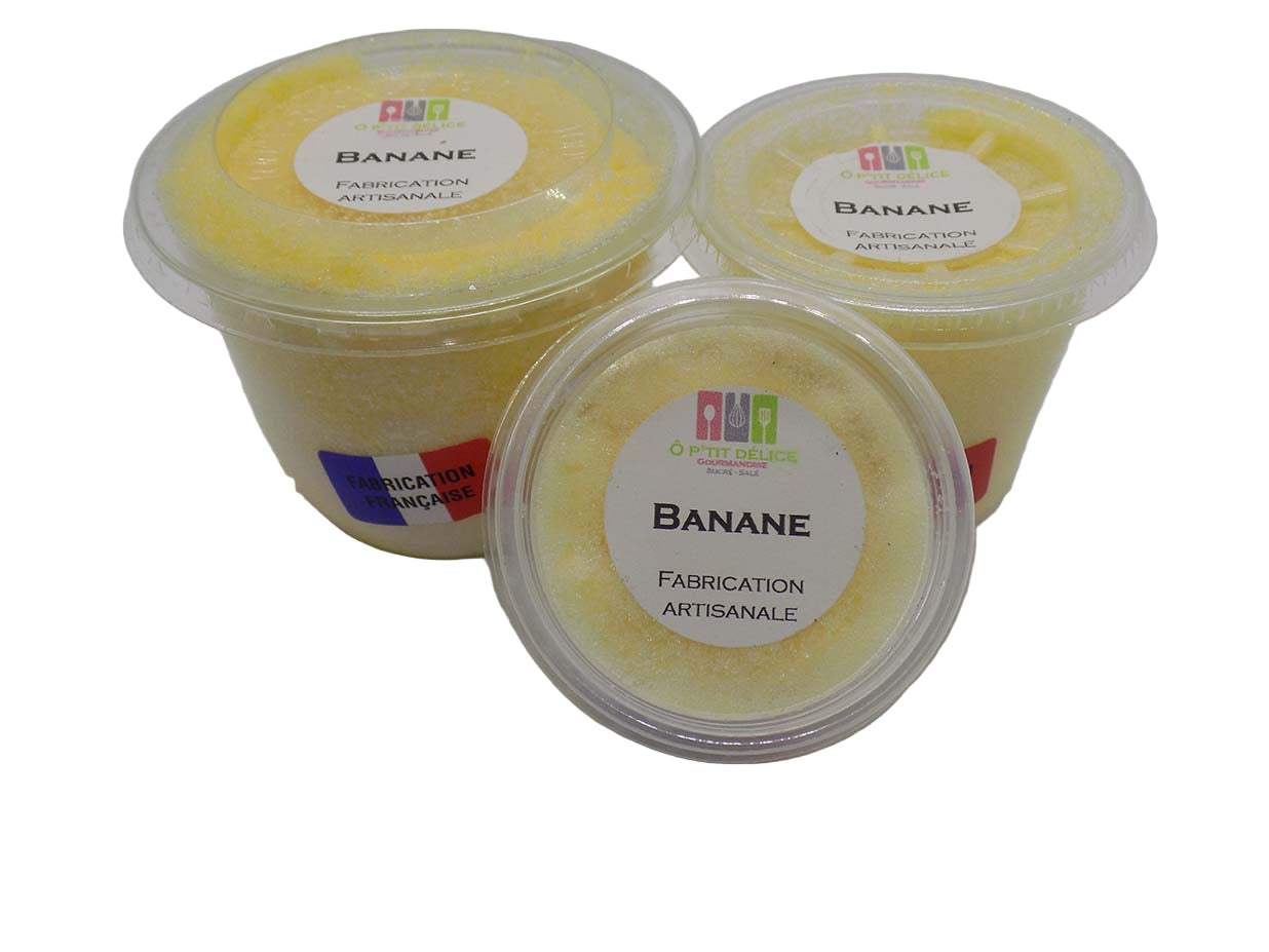 Sucre Artisanal aromatisé Banane