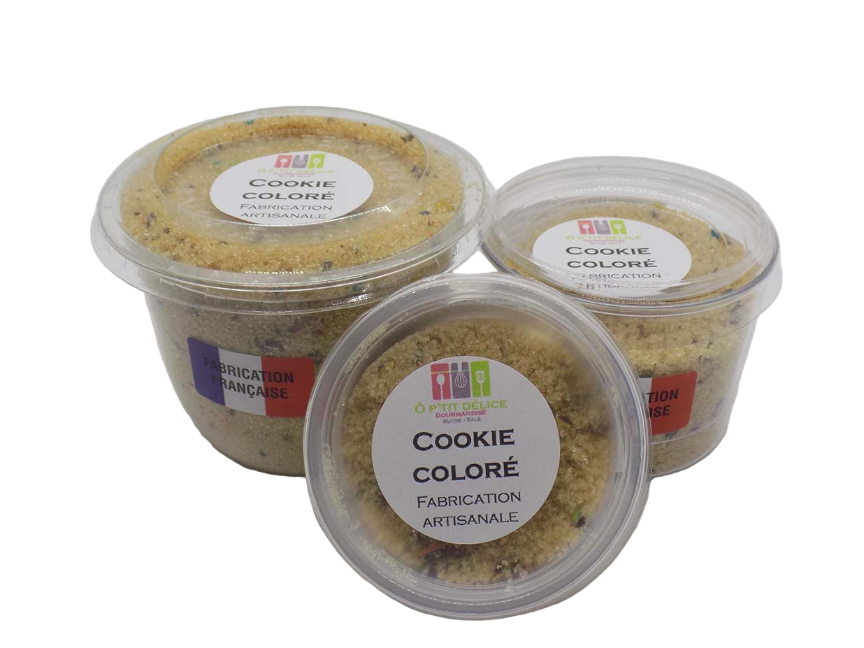 Sucre Artisanal Aromatisé Cookies Coloré
