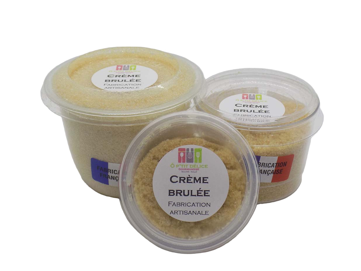 Sucre Artisanal Aromatisé Crème Brûlée