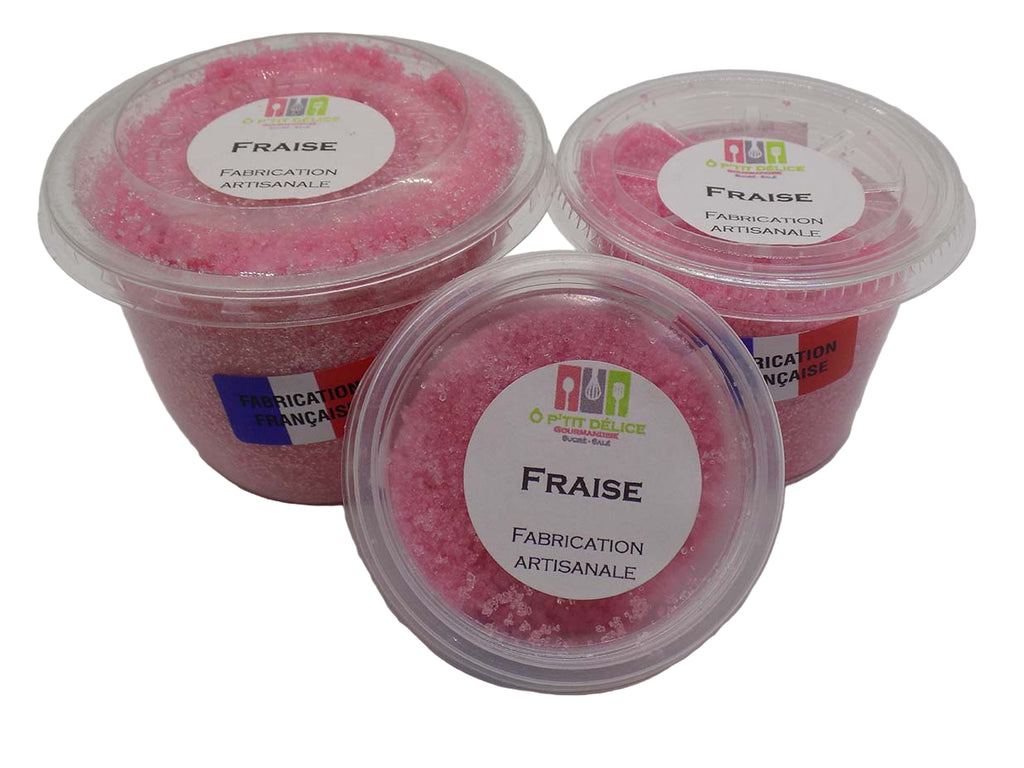 Sucre Atisanal Aromatisé Fraise