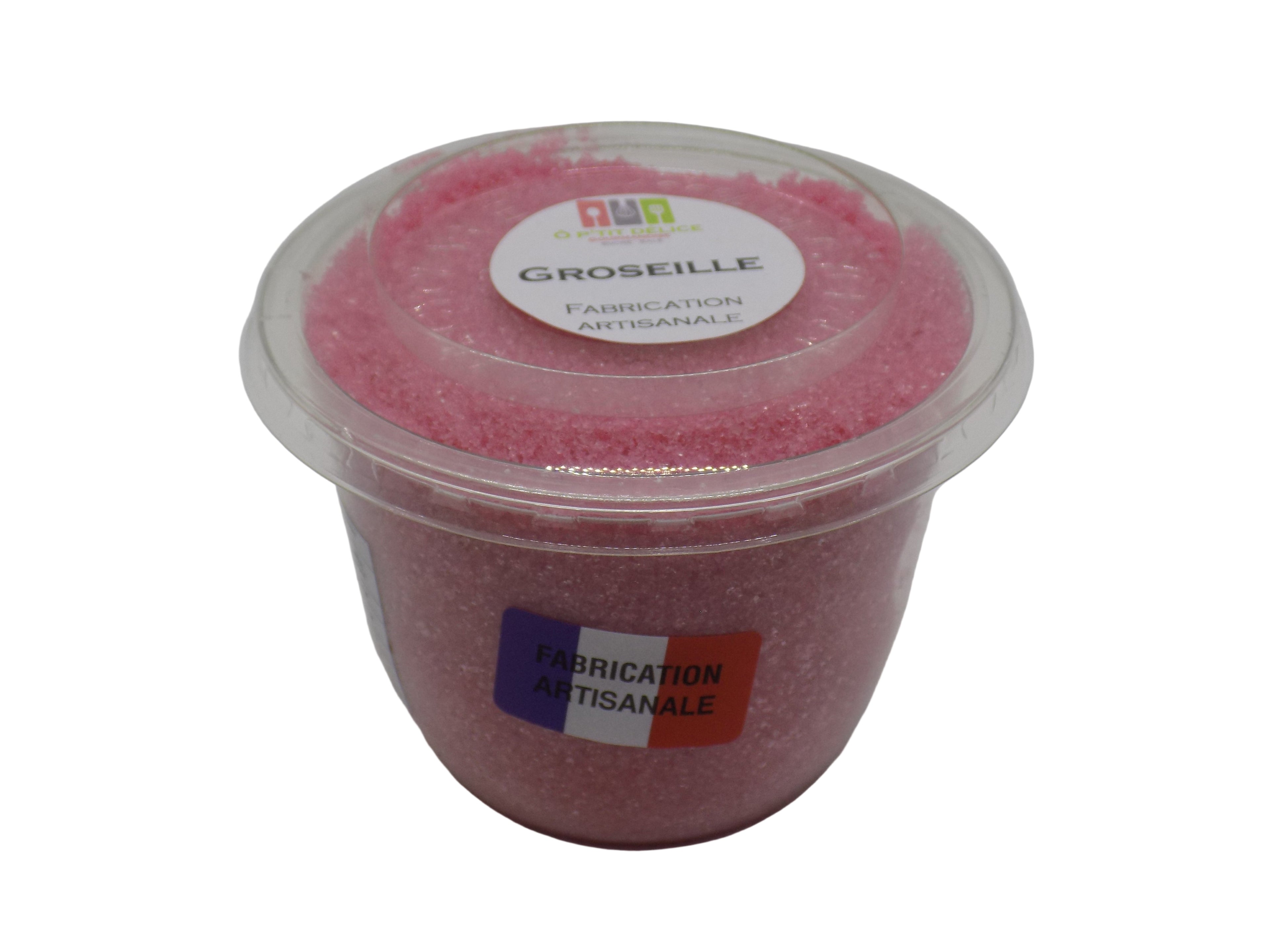 Sucre Artisanal Aromatisé Groseille