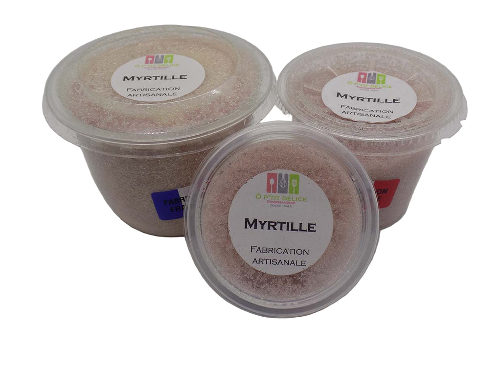 Sucre Artisanal Aromatisé Myrtille