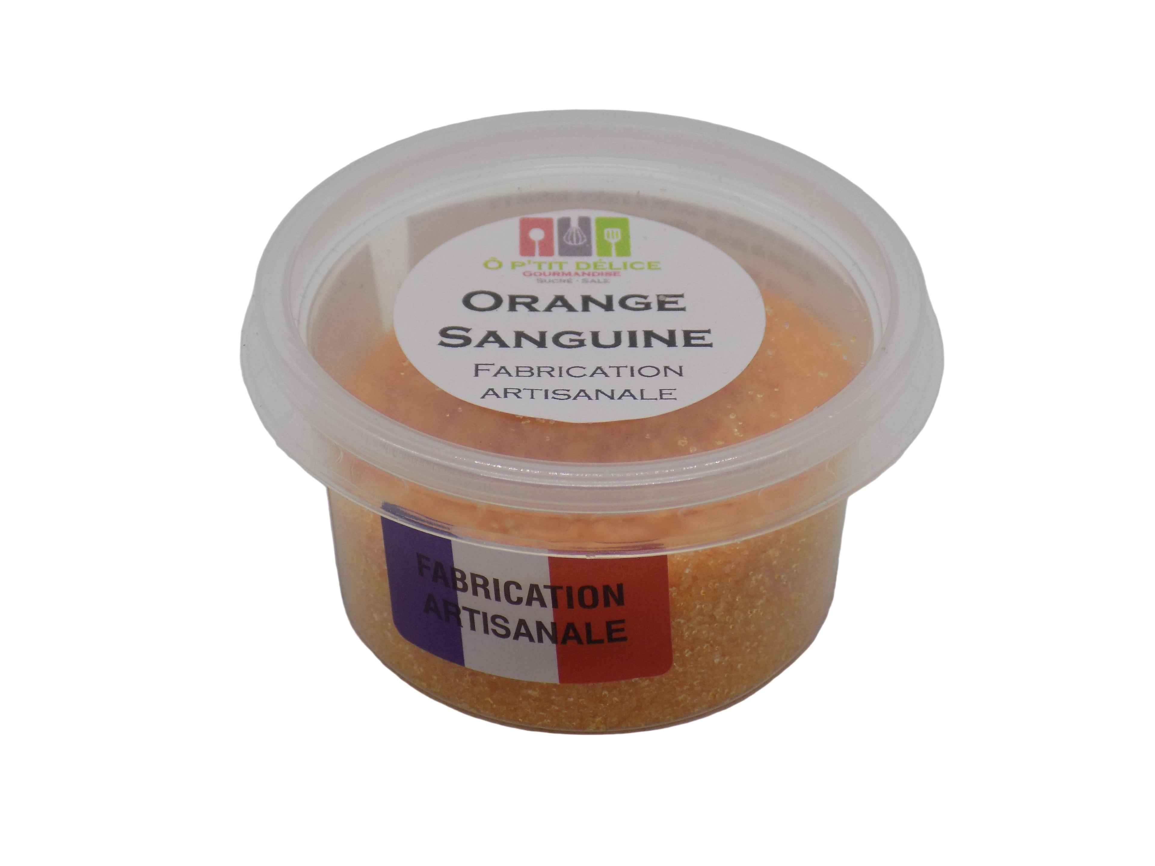 Sucre Artisanal Aromatisé Orange Sanguine