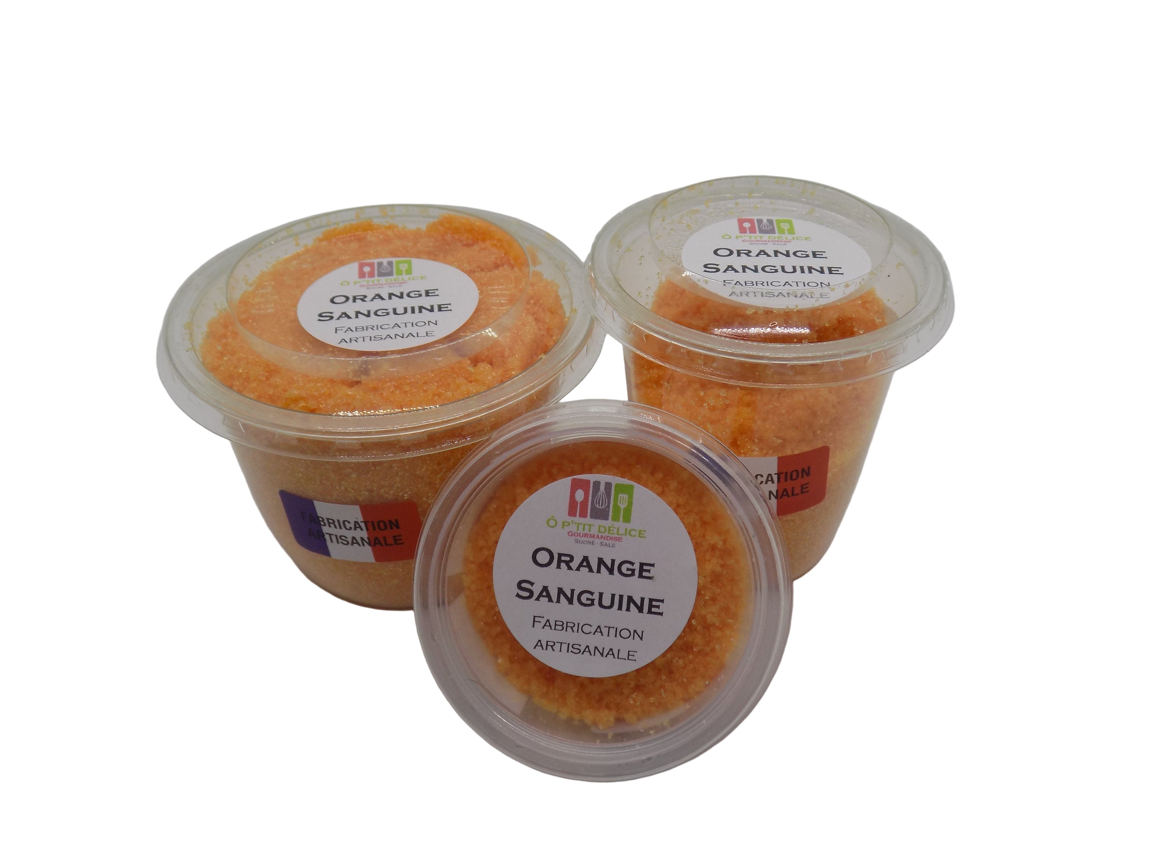 Sucre Artisanal Aromatisé Orange Sanguine