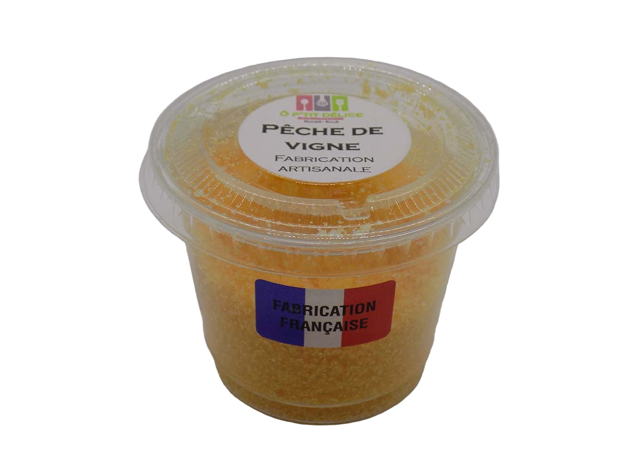 Sucre Artisanal Aromatisé Pêche de vigne
