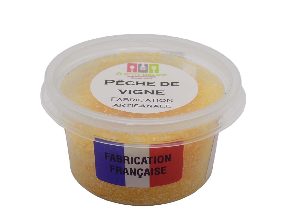 Sucre Artisanal Aromatisé Pêche de vigne
