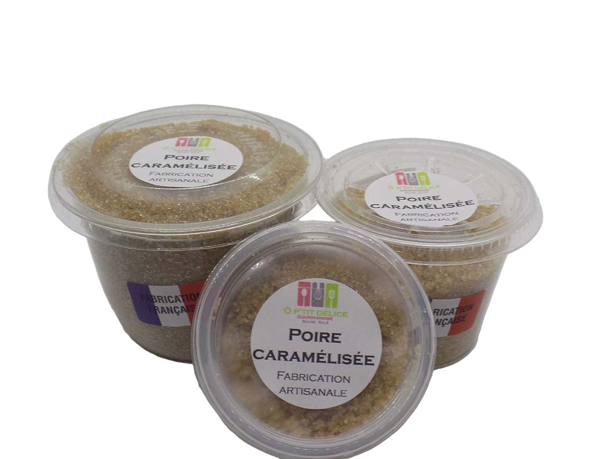 Sucre Artisanal Aromatisé Poire Caramélisée