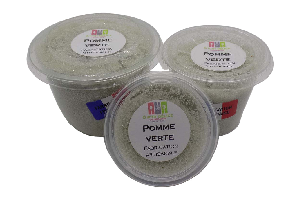 Sucre Artisanal Aromatisé Pomme Verte