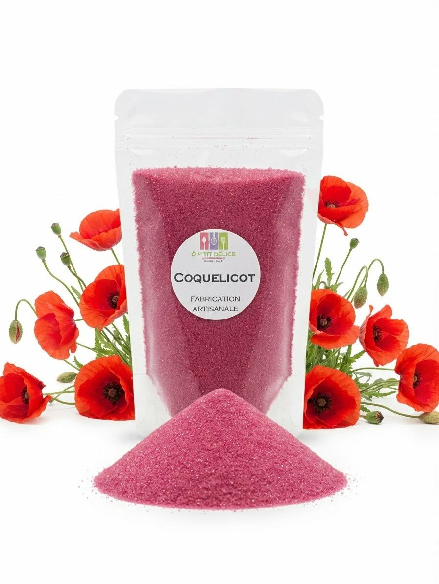 Sucre aromatisé Coquelicot