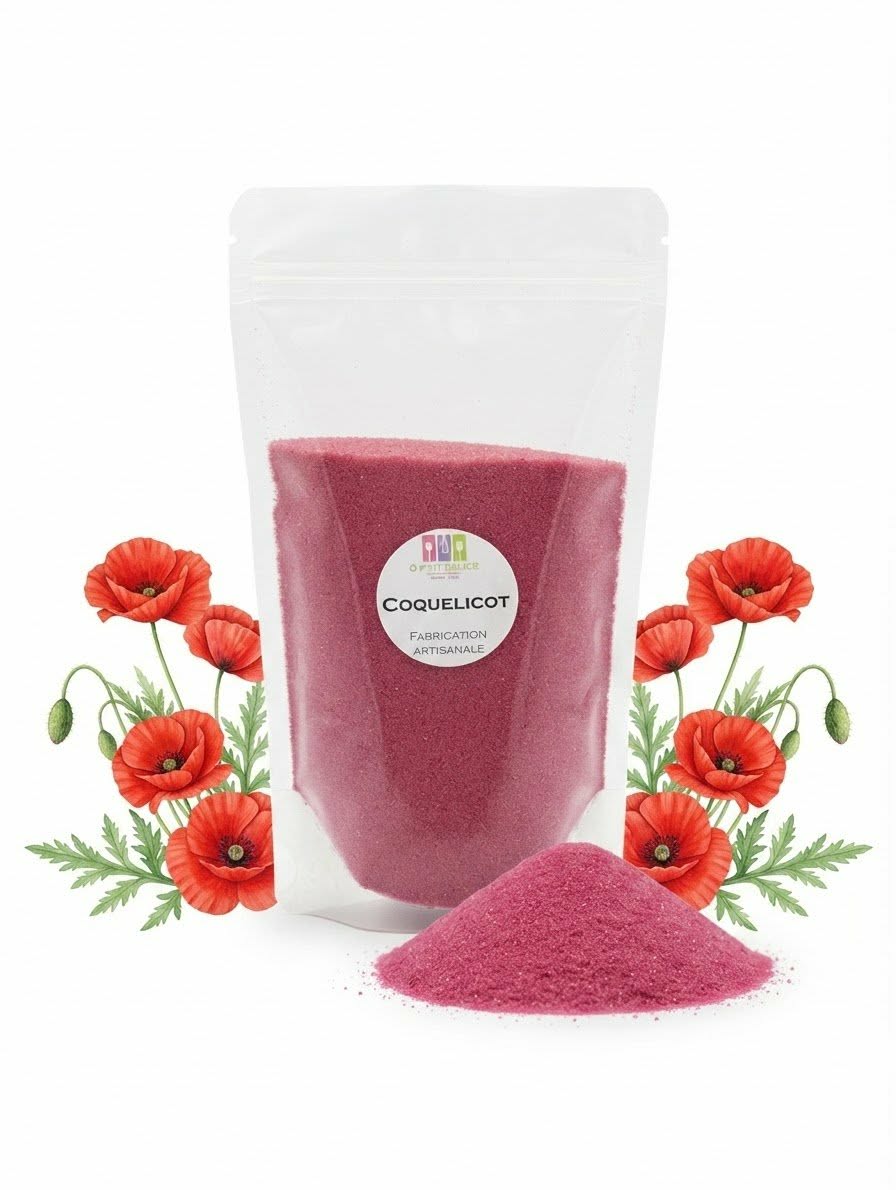 Sucre aromatisé Coquelicot