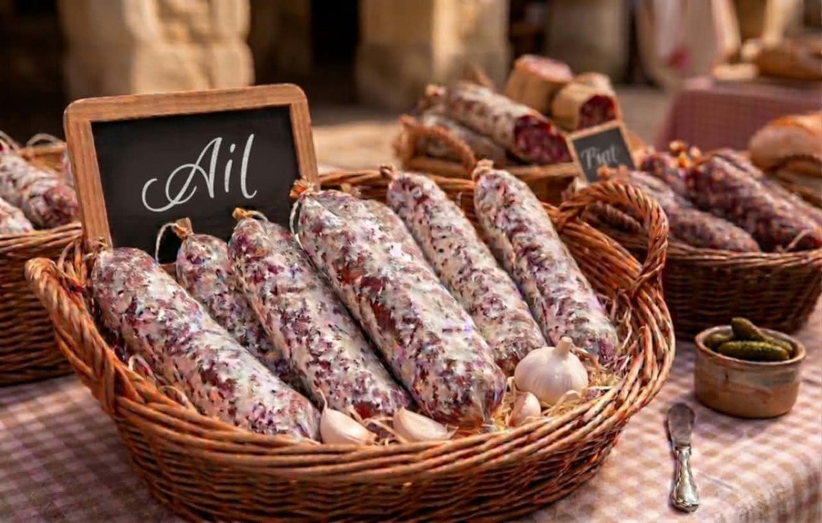Saucisson sec Porc/Ail