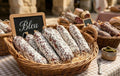 Saucisson sec Porc/Bleu