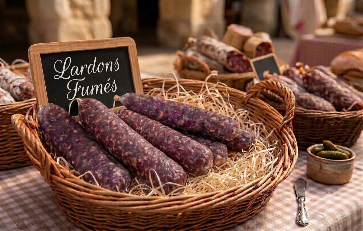 Saucisson porc/lardon fumés