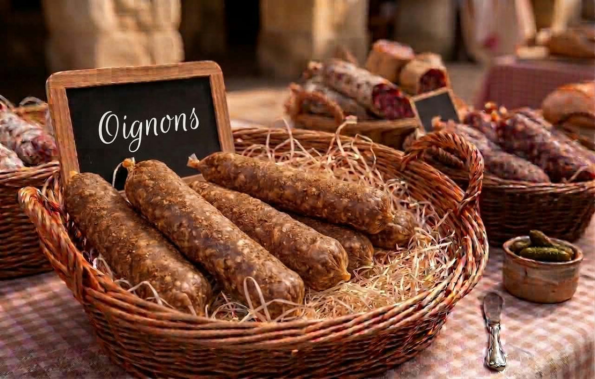 Saucisson porc/Oignons
