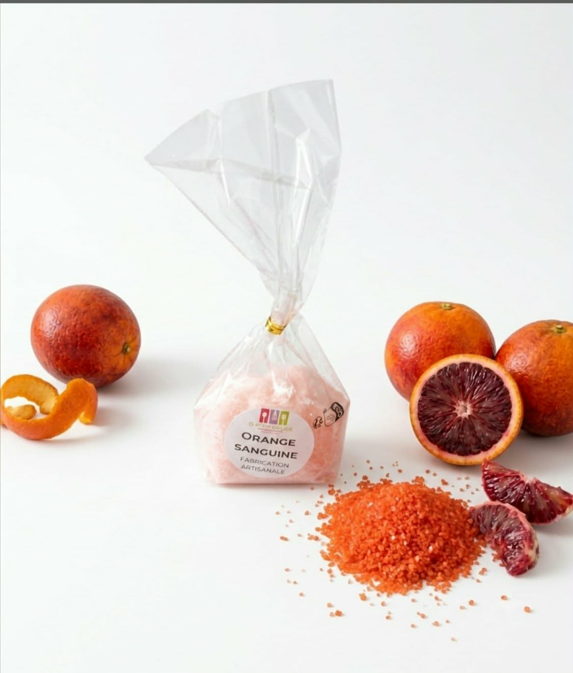 Sucre Artisanal Aromatisé Orange Sanguine